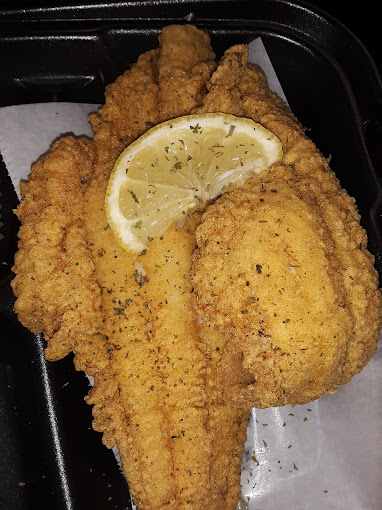 Golden fried catfish