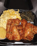 Chicken dinner plate